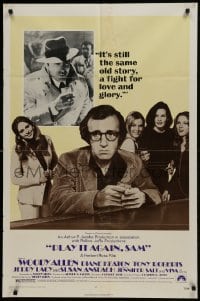 2f695 PLAY IT AGAIN, SAM 1sh 1972 Woody Allen, Diane Keaton, Jerry Lacy as Humphrey Bogart!