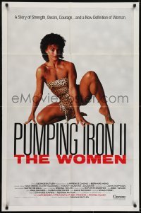 2f714 PUMPING IRON II: THE WOMEN 1sh 1985 female bodybuilder competition!