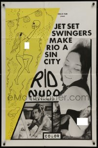 2f741 RIO NUDO 1sh 1969 jet set swingers make Rio a sin city, sexy images!