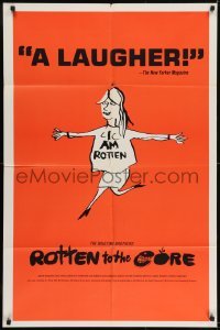 2f750 ROTTEN TO THE CORE 1sh 1964 Anton Rogers, Eric Sykes, Charlotte Rampling, Boulting Bros!