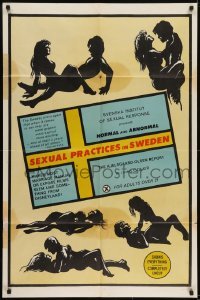2f775 SEXUAL PRACTICES IN SWEDEN 1sh 1970 graphic guide to sexual positions, normal & abnormal!