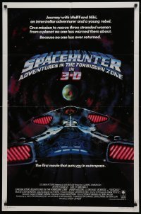 2f811 SPACEHUNTER ADVENTURES IN THE FORBIDDEN ZONE advance 1sh 1983 art of Molly Ringwald, Peter Strauss!