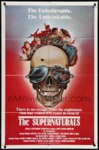 2f850 SUPERNATURALS 1sh 1986 LeVar Burton, they're back and they're mad, creepy art!