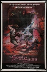 2f862 SWORD & THE SORCERER style B 1sh 1982 magic, dungeons, dragons, art by Peter Andrew Jones!