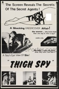2f883 THIGH SPY 25x38 1sh 1967 cold-blooded murder & hot-blooded lust, a spy's eye view of sin!