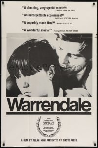 2f959 WARRENDALE 1sh R1968 early important documentary about mental illness!