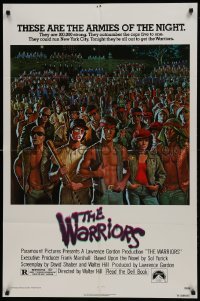 2f960 WARRIORS 1sh 1979 Walter Hill, Jarvis artwork of the armies of the night!