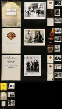 2g330 LOT OF 15 PRESSKITS 1998-2003 containing a total of 98 8x10 stills in all!