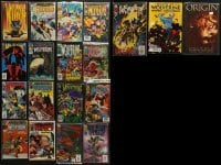 2g392 LOT OF 19 WOLVERINE COMIC BOOKS 1980s-1990s Marvel Comics, includes Gambit & others!