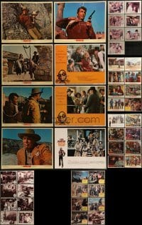 2g202 LOT OF 47 WESTERN LOBBY CARDS 1960s-1980s incomplete sets from a variety of cowboy movies!