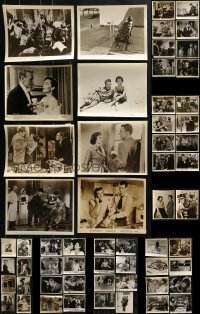 2g434 LOT OF 58 1950S-60S 8X10 STILLS 1950s-1960s scenes & portraits from a variety of movies!