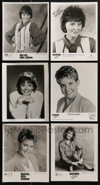 2g550 LOT OF 6 AMANDA BEARSE TV 8X10 STILLS 1990s portraits of Marcy from Married with Children!