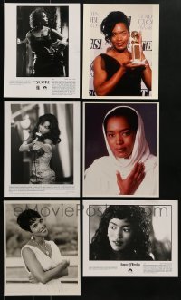2g549 LOT OF 6 ANGELA BASSETT 8X10 STILLS 1980s-2000s great portraits of the pretty actress!