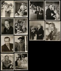 2g508 LOT OF 12 1950S TV 7X9 STILLS 1950s great portraits of actors + behind the scenes images!