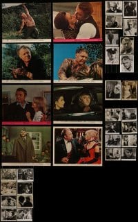 2g456 LOT OF 34 ROD STEIGER COLOR AND BLACK & WHITE 8X10 STILLS 1960s scenes from his movies!
