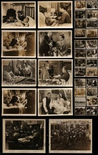 2g444 LOT OF 42 MOSTLY 1930S 8X10 STILLS 1930s great scenes from a variety of different movies!