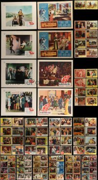 2g177 LOT OF 138 LOBBY CARDS 1940s-1960s incomplete sets from a variety of different movies!
