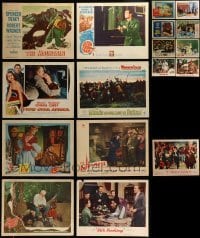 2g232 LOT OF 17 1950S-60S LOBBY CARDS 1950s-1960s scenes from a variety of different movies!