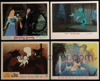 2g257 LOT OF 4 CARTOON LOBBY CARDS 1960s-1970s Sleeping Beauty, Peter Pan, Rescuers, Gay Purree!