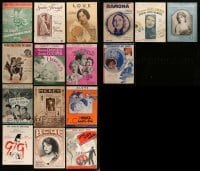 2g014 LOT OF 16 SHEET MUSIC 1910s-1950s great songs from a variety of different movies!