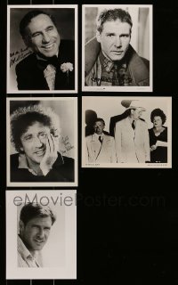 2g608 LOT OF 5 8X10 REPRO PHOTOS 1980s Mel Brooks, Harrison Ford, Gene Wilder, Peter Lorre!