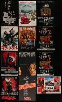 2g581 LOT OF 12 DRAMA/ACTION JAPANESE CHIRASHI POSTERS 1980s-2000s a variety of great images!