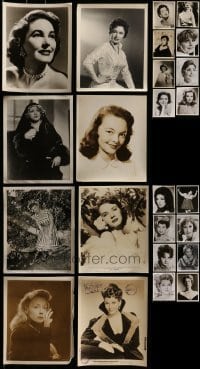 2g473 LOT OF 24 8X10 STILLS OF FEMALE PORTRAITS 1950s-1970s great images of pretty actresses!