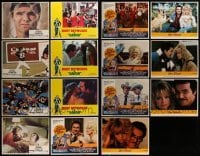 2g234 LOT OF 15 LOBBY CARDS FROM BURT REYNOLDS MOVIES 1970s-1980s incomplete sets from his movies!