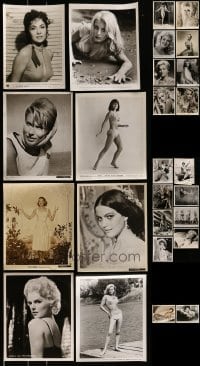 2g471 LOT OF 26 8X10 STILLS OF SEXY LADIES 1960s-1970s great portraits of beautiful women!