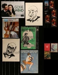 2g036 LOT OF 16 MISCELLANEOUS ITEMS 1930s-2010s movie promos, art prints, sheet music & more!