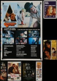 2g726 LOT OF 6 MOSTLY UNFOLDED VIDEO POSTERS 1990s great images from a variety of movies!