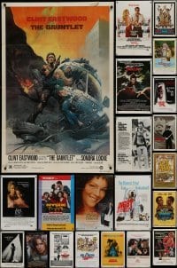 2g133 LOT OF 23 FOLDED ONE-SHEETS 1970s-1980s great images from a variety of different movies!