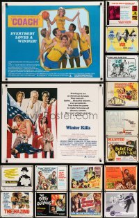 2g650 LOT OF 24 UNFOLDED HALF-SHEETS 1960s-1970s great images from a variety of different movies!