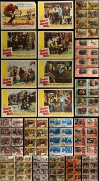 2g174 LOT OF 144 WESTERN LOBBY CARDS 1950s-1970s complete sets of 8 from 18 different movies!