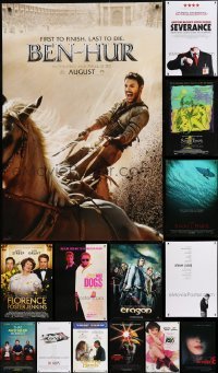 2g823 LOT OF 19 UNFOLDED DOUBLE-SIDED AND SINGLE-SIDED 27X40 ONE-SHEETS 1990s-2010s cool images!