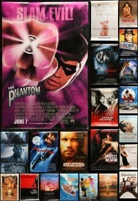 2g795 LOT OF 22 UNFOLDED MOSTLY DOUBLE-SIDED 27X40 ONE-SHEETS 1990s-2000s cool movie images!
