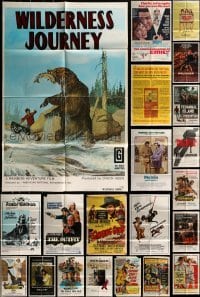 2g090 LOT OF 81 FOLDED ONE-SHEETS 1950s-1980s great images from a variety of different movies!