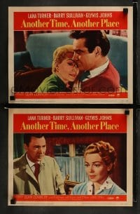 2h798 ANOTHER TIME ANOTHER PLACE 2 LCs 1958 sexy Lana Turner has an affair w/young Sean Connery!