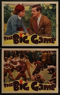2h802 BIG GAME 2 LCs 1936 Eight all-American football stars in the plays that made them famous!