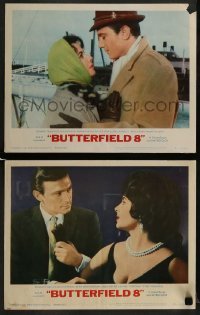 2h806 BUTTERFIELD 8 2 LCs R1966 sexy Elizabeth Taylor is most desirable & easiest to find!