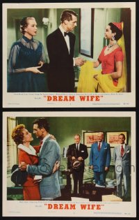 2h827 DREAM WIFE 2 LCs 1953 Cary Grant, Deborah Kerr & sexy Betta St. John!