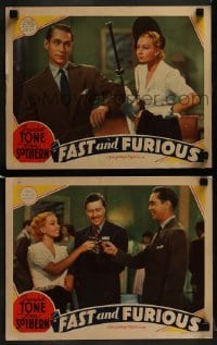 2h832 FAST & FURIOUS 2 LCs 1939 Franchot Tone, Ruth Hussey & pretty Ann Sothern!