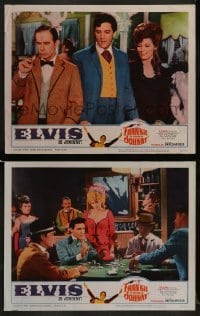 2h840 FRANKIE & JOHNNY 2 LCs 1966 Elvis Presley, Sue Ann Langdon, cool gambling images!