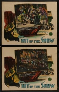 2h874 HIT OF THE SHOW 2 LCs 1928 Joe E. Brown in a dramatic role with Gertrude Olmstead!
