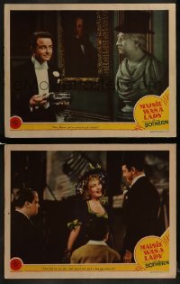 2h895 MAISIE WAS A LADY 2 LCs 1941 great images of maid Ann Sothern, Lew Ayres!