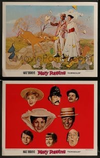 2h897 MARY POPPINS 2 LCs R1973 Julie Andrews & Dick Van Dyke in Walt Disney's musical classic!