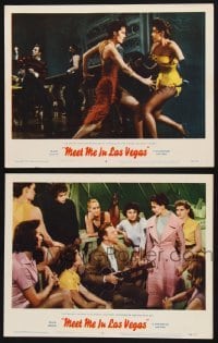 2h900 MEET ME IN LAS VEGAS 2 LCs 1956 Cyd Charisse & Montevecchi dance Frankie & Johnny, Dan Dailey!