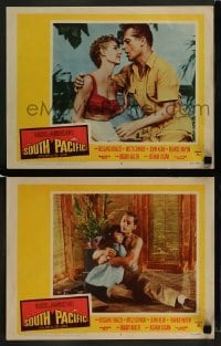 2h945 SOUTH PACIFIC 2 LCs 1959 great images of Mitzi Gaynor, John Kerr, Rodgers & Hammerstein!
