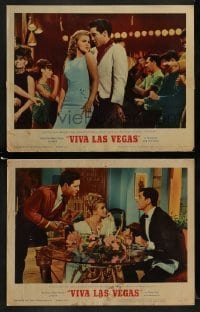 2h979 VIVA LAS VEGAS 2 LCs 1964 sexy Ann-Margret dances with Elvis Presley & diens with Danova!