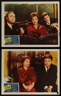 2h471 ADORABLE JULIA 6 LCs 1963 great images of romantic Lilli Palmer & Charles Boyer!